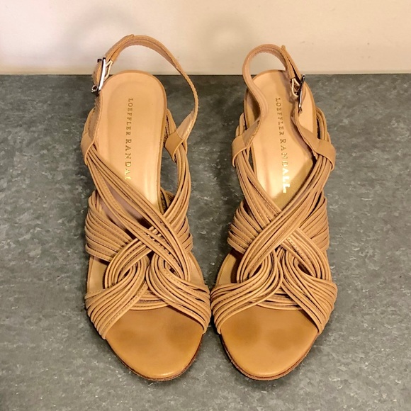 Loeffler Randall Shoes - Loeffler Randal nude heels, size 8